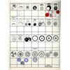 Image 8 : 11 Partial cards of division one china buttons