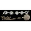 Image 1 : A small group of a Necklace and bracelet with buttons