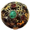 Image 1 : A division one jeweled ball shaped button