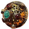 Image 2 : A division one jeweled ball shaped button