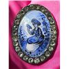 Image 1 : A division one pictorial enamel button