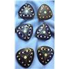 Image 1 : A small card of division one enamel buttons