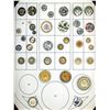 Image 1 : A card of division one enamel & litho buttons