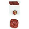 Image 1 : A small card of division one Cinnabar buttons