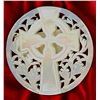 Image 2 : A small card of division three pierced pearl buttons