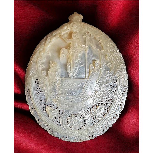 A division one fabulous pictorial pearl plaque