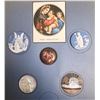 Image 1 : A card of division three assorted material buttons