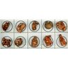 Image 1 : A partial card of division three Boxwood buttons