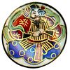 Image 3 : A card of division three Japanese buttons