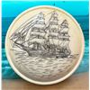Image 1 : A hand crafted engraved natural material button