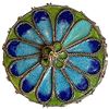 Image 2 : A div.3 reverse painted glass button