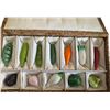Image 1 : An original box set of handcrafted glass buttons