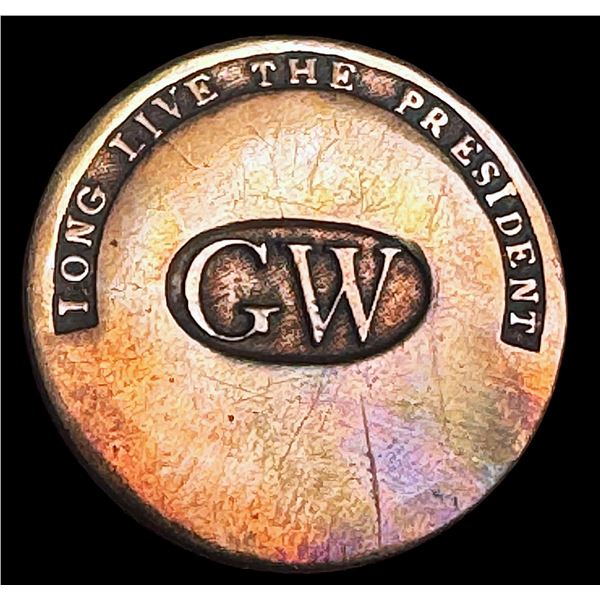 A RARE George Washington Inaugural Button