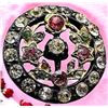 Image 2 : A division one multi colored paste jewel button