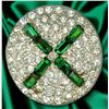 Image 2 : A card of division 1 & 3 assorted jeweled buttons