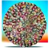 Image 2 : A card of division 1 & 3 "Glitzy" fabric buttons
