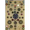Image 1 : A card of division one fabric buttons