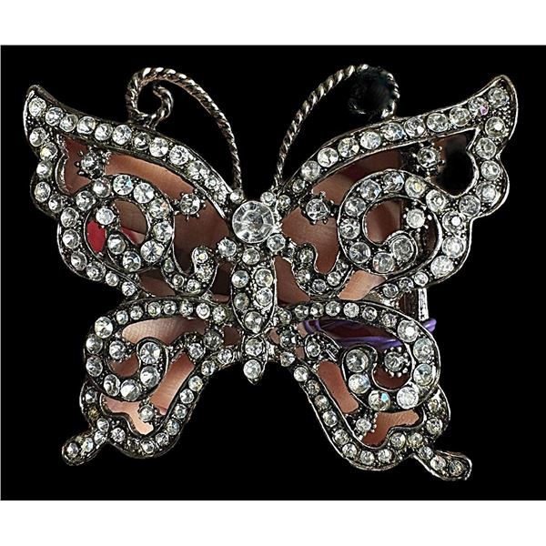 A beautiful paste trimmed realistic shaped Buckle