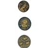 Image 1 : A small card of division one steel cup buttons