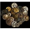 Image 1 : A small bag of assorted picture buttons