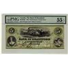 Image 1 : The Bank of Brantford 1859 $5       #3775, CH-40-10-02-08, PMG AU55 EPQ