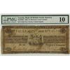 Image 1 : The Bank of British North America, 1838 $1 #14133, CH-55-10-04-02, PMG VG10. Rare. The only example 