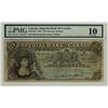Image 1 : Imperial Bank of Canada, 1910 $10 #369178, CH-375-12-10, PMG VG10.  Only 18 examples known.