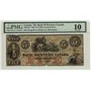 Image 1 : The Bank of Western Canada, 1859 $5 #434 RADAR NOTE, CH-795-10-16, PMG VG10. Underrated.