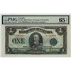 1923 $1 DC-25j C3363066 PMG UNC65 EPQ, a true GEM, Wow, so flashy'