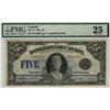 1924 $5 DC-27 A018887 PMG VF25. The famous Queen Mary Note. An affordable example.