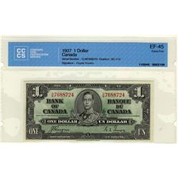 1937 $1 BC-21d /OM7688724 CCCS EF45