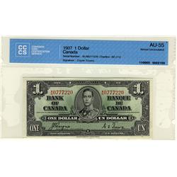 1937 $1 BC-21d /WN0777220 CCCS AU55
