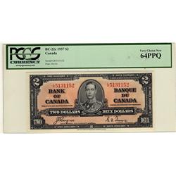 1937 $2 BC-22c L/R5131152 PCGS UNC64PPQ