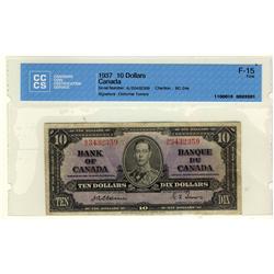 1937 $10 BC-24a /AD3432359 CCCS F15