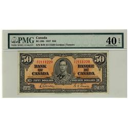1937 $50 BC-26b /BH2111229 PMG EF40 EPQ,