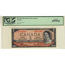 1954 $2 BC-30a /#AB0552942 PCGS UNC65PPQ