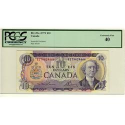1971 $10 BC-49c-i  EET9429666 PCGS EF40
