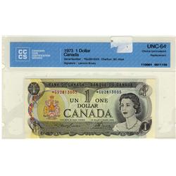 1973 $1 BC-46aA *GU2813005 CCCS UNC64