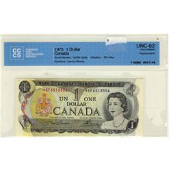 1973 $1 BC-46aA *GF6513556 CCCS UNC62