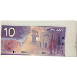 1986 $5 BC-56eA #GPZ9062461 & 2004 10 BC-63c #BET0254731.  Lot of 2 notes both Crisp UNC.