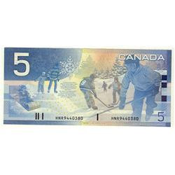 2004 $5 BC-62bA #HNR9440380,  UNC