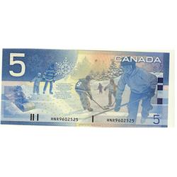 2004 $5 BC-62bA #HNR9602525, UNC