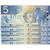 Image 1 : 2004 $5 BC-62bA #HNR9875600-601-602-603-604,  Lot of 5 consecutive notes.  All UNC