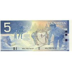 2005 $5 BC-62bA #HOL7857613,  UNC