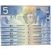 Image 1 : 2005 $5 BC-62bA #HOW9840960,61,62,63,64,65,  Lot of 6 notes,  All UNC