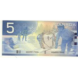 2005 $5 BC-62bA #HOH9917995,  UNC