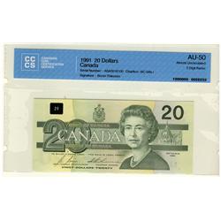 RADAR 1991 $20 BC-58b-i #ASA0016100 CCCS AU50