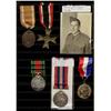 Image 1 : Militaria, lot of 5 WORLD WAR II Medals. Canada; 1939-45 and Defence Medal Stuart Baker RCAF pilot, 