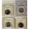 Image 1 : Australia 1975 PCGS MS65, 1981 MS66, 1982 MS66, 1988 MS65 20¢ all others are  ICCS graded.