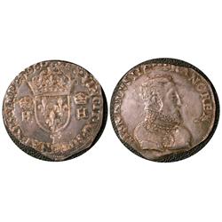 Teston au nom HII 2sd type Nantes T  VF or better.